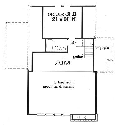 Second Floor Plan image of IRIS House Plan