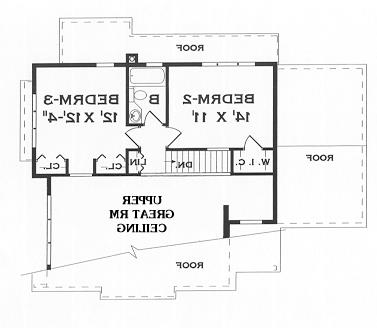 Second Floor Plan image of LENA II House Plan