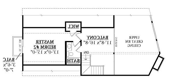 Second Floor Plan image of CANDLEWOOD 2 House Plan