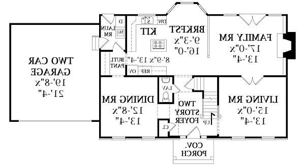 First Floor Plan image of BURLINGTON House Plan