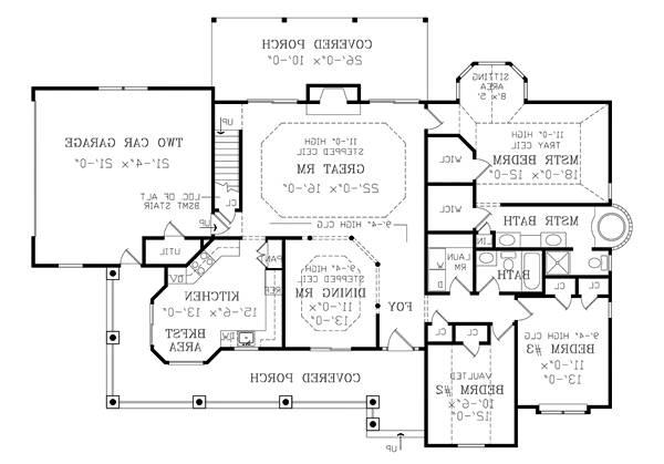 First Floor Plan image of RICHMOND House Plan