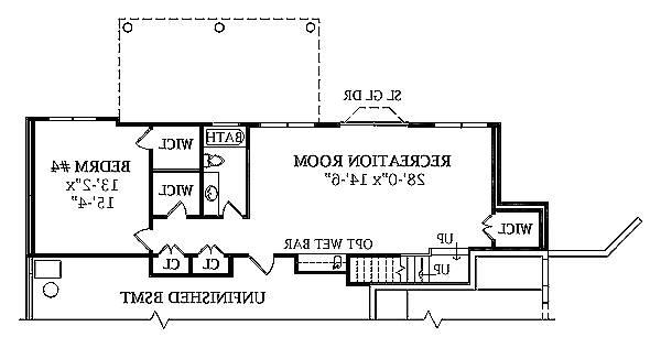 Walk-out Basement Plan image of JASPER House Plan