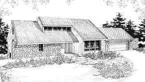 Front Rendering image of SANDALWOOD House Plan