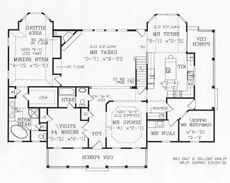 First Floor Plan image of CARNATION House Plan