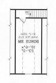 Second Floor Plan image of AUGUSTA House Plan
