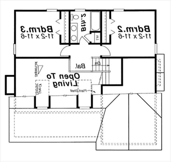 Second Floor image of Hunter House Plan