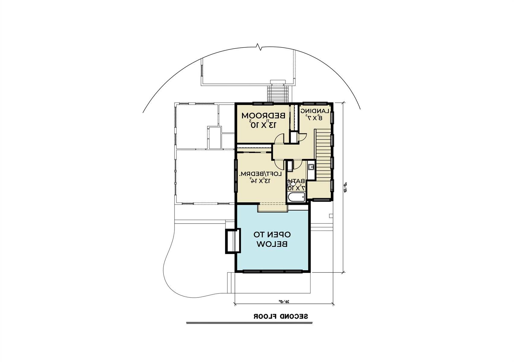 2nd Floor image of Contemporary 201 House Plan