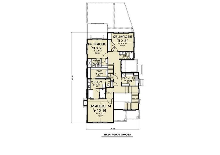 2nd Floor image of Farmhouse 905 House Plan