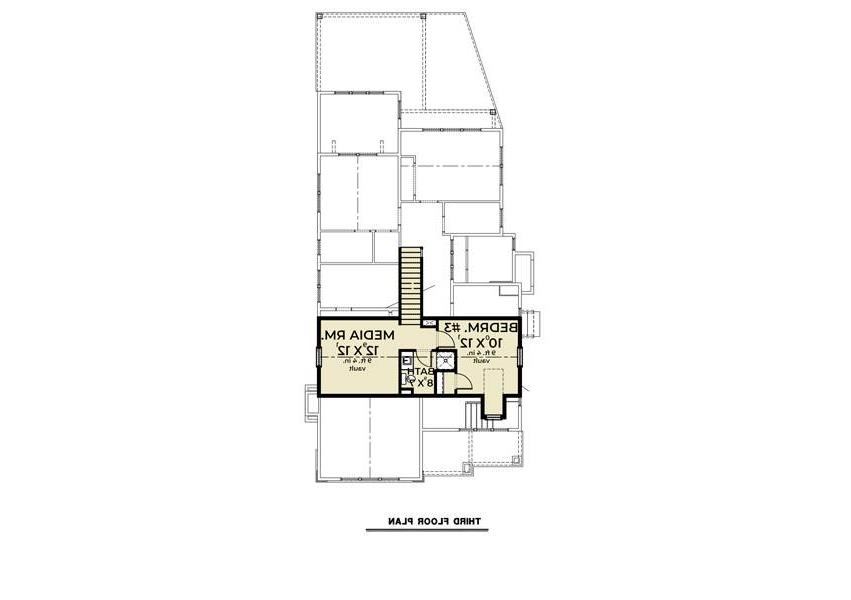 3rd Floor image of Farmhouse 905 House Plan