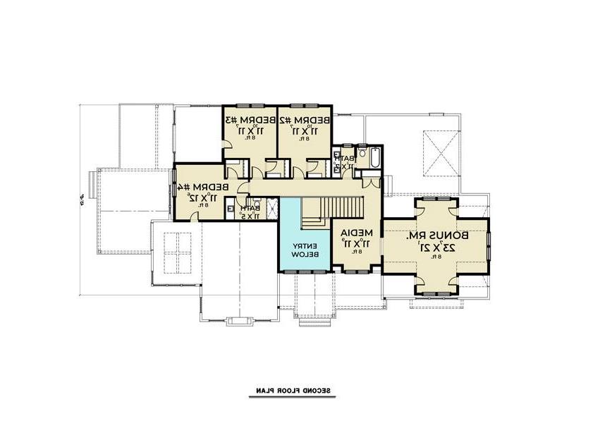 2nd Floor image of Peakside House Plan