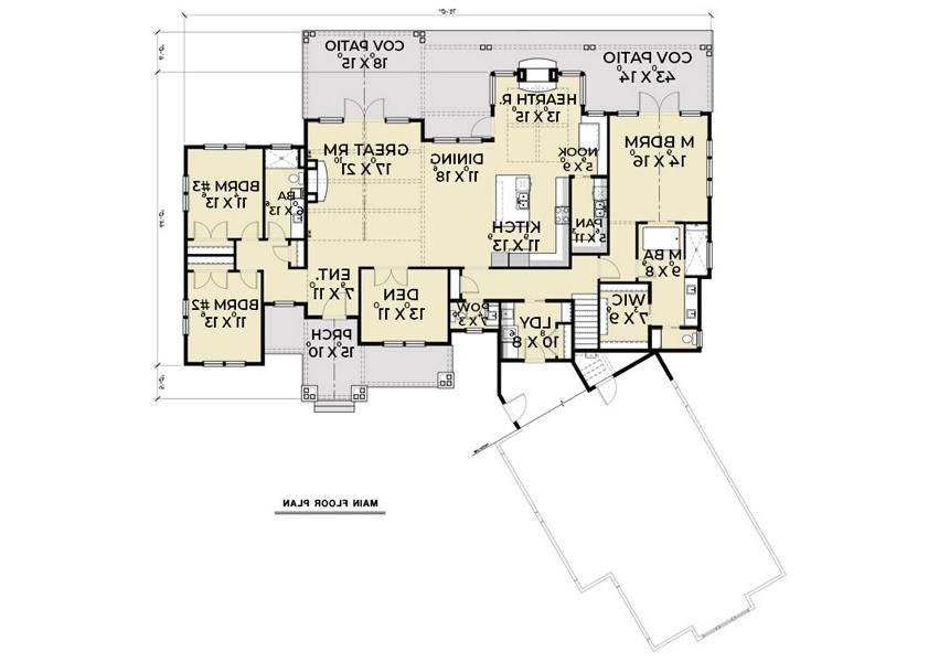 1st Floor image of Northwest 622 House Plan