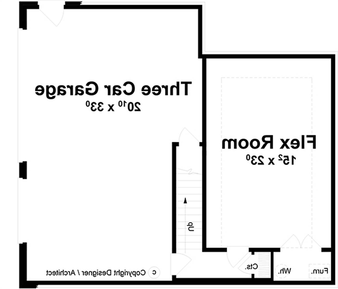 Basement Plan image of Farmington House Plan
