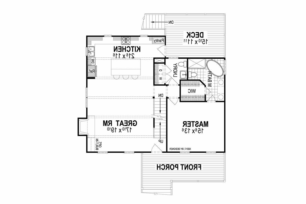 First Floor image of Deerfield II House Plan