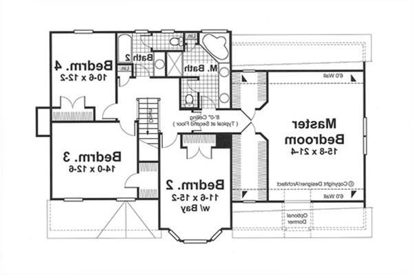 Second Floor image of Bellmont-A House Plan
