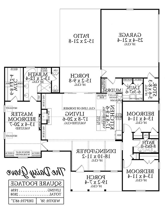 1st Floor image of Daisy Grove House Plan