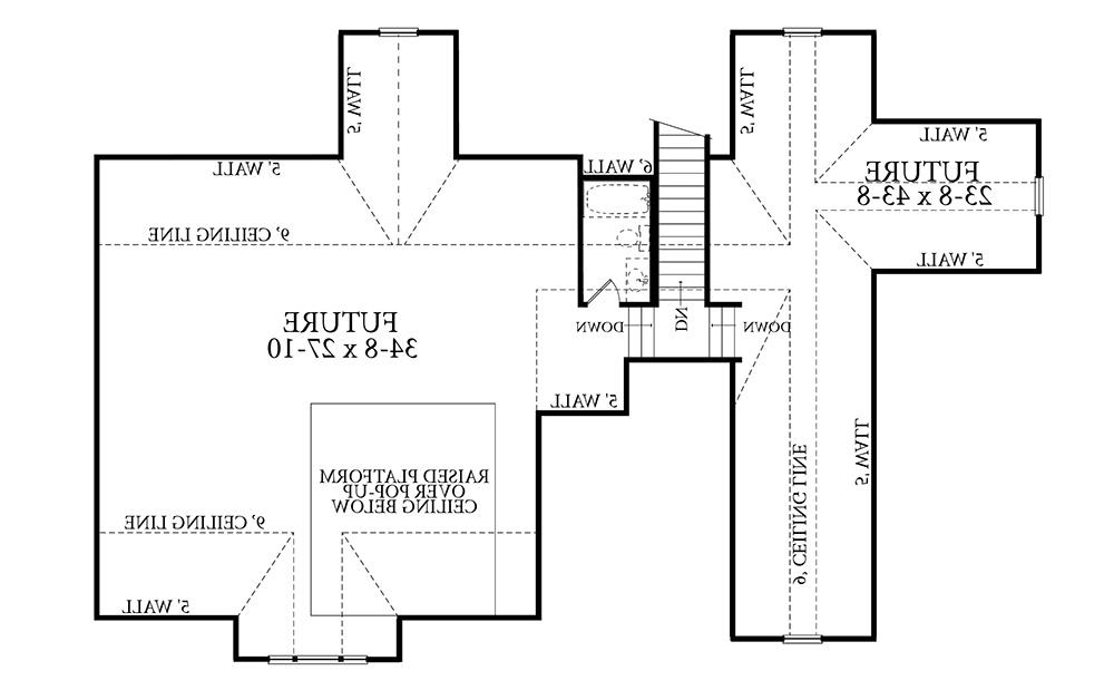 Optional or Future Floor Plan image of Magnolia House Plan