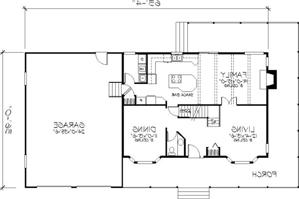Main Floor Plan image of The Denver House Plan