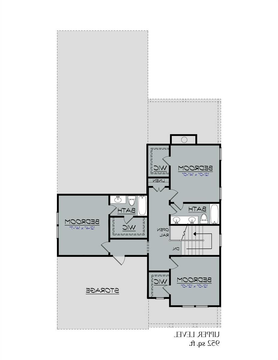 2nd Floor image of Butler Creek House Plan