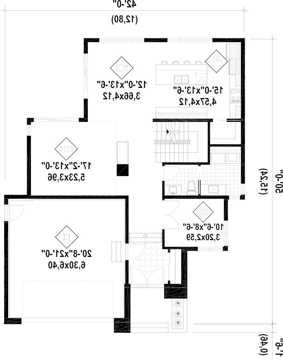 1st Floor image of The Frederick House Plan