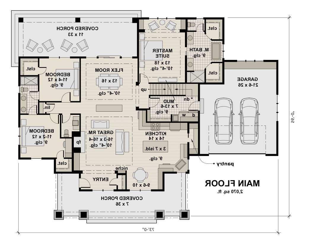 1st Floor Plan image of Plan 2005
