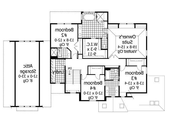2nd Floor Plan image of Plan 1997