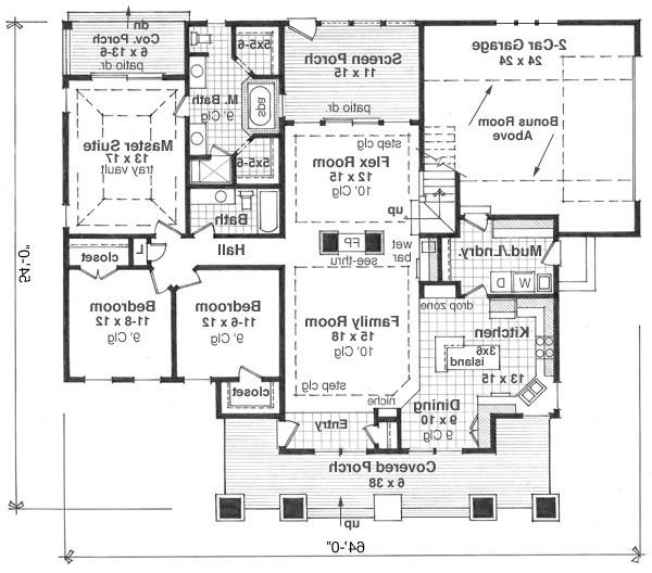 1st Floor Plan image of Stratton House Plan
