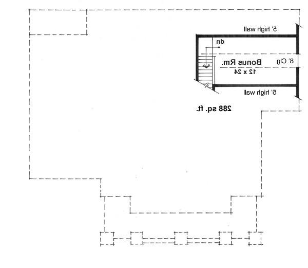 Bonus Floor Plan image of Stratton House Plan