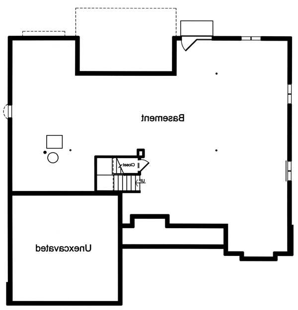 Foundation Plan image of Baldwin House Plan