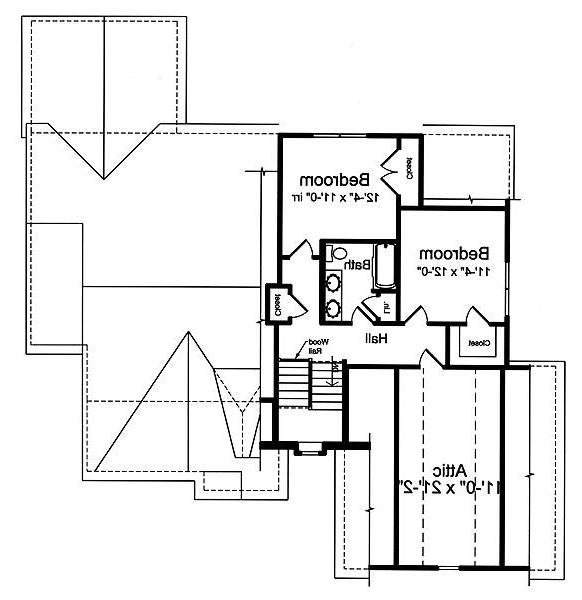 Second Floor Plan image of The Elderberry House Plan