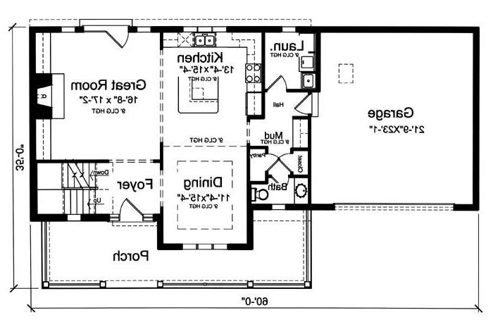 First Floor Plan image of The Shalimar House Plan