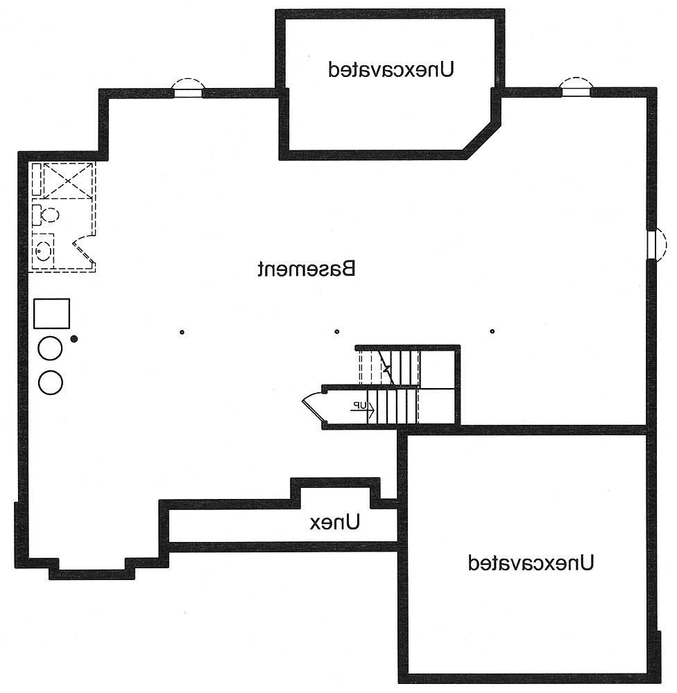 Foundation Plan image of Turnberry House Plan