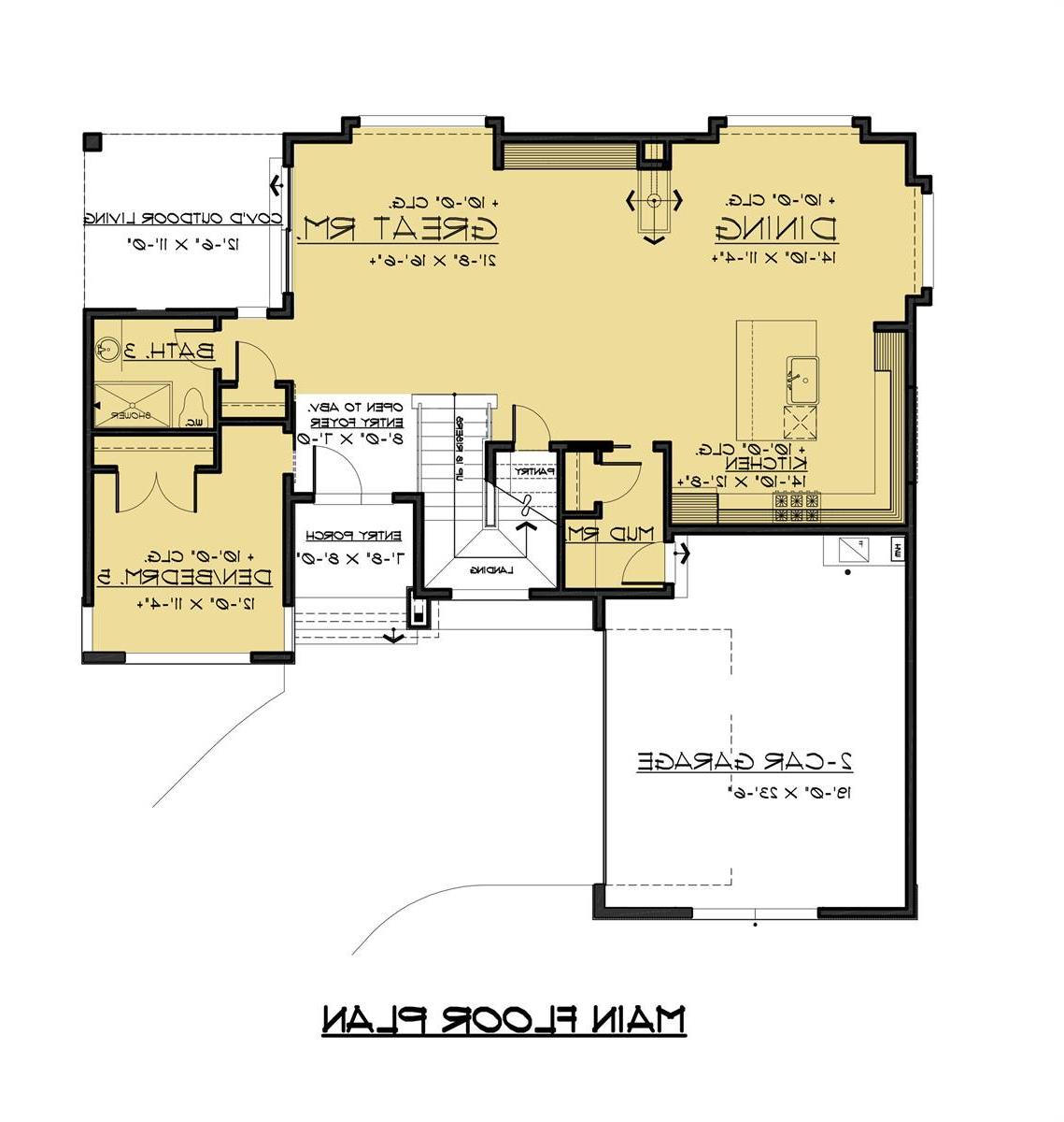 1st Floor image of NW Homes Lot 3 House Plan