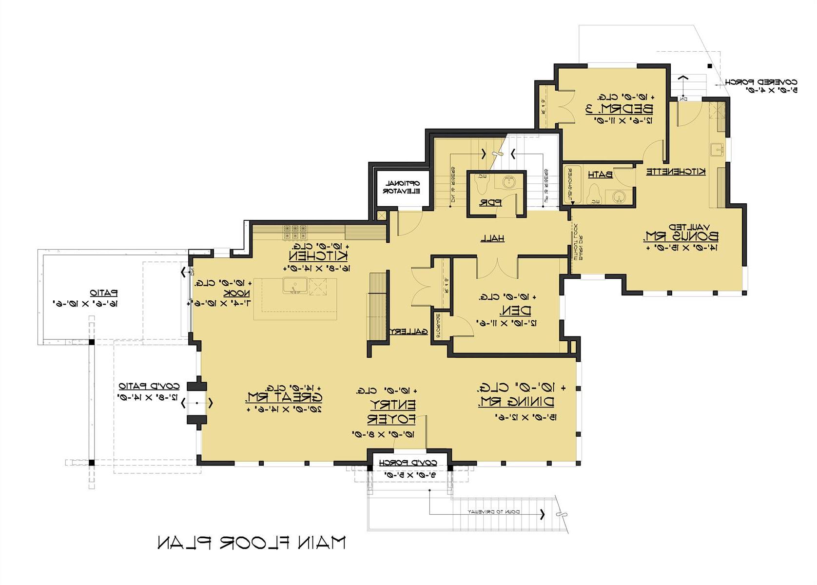 1st Floor image of Mackay Residence House Plan