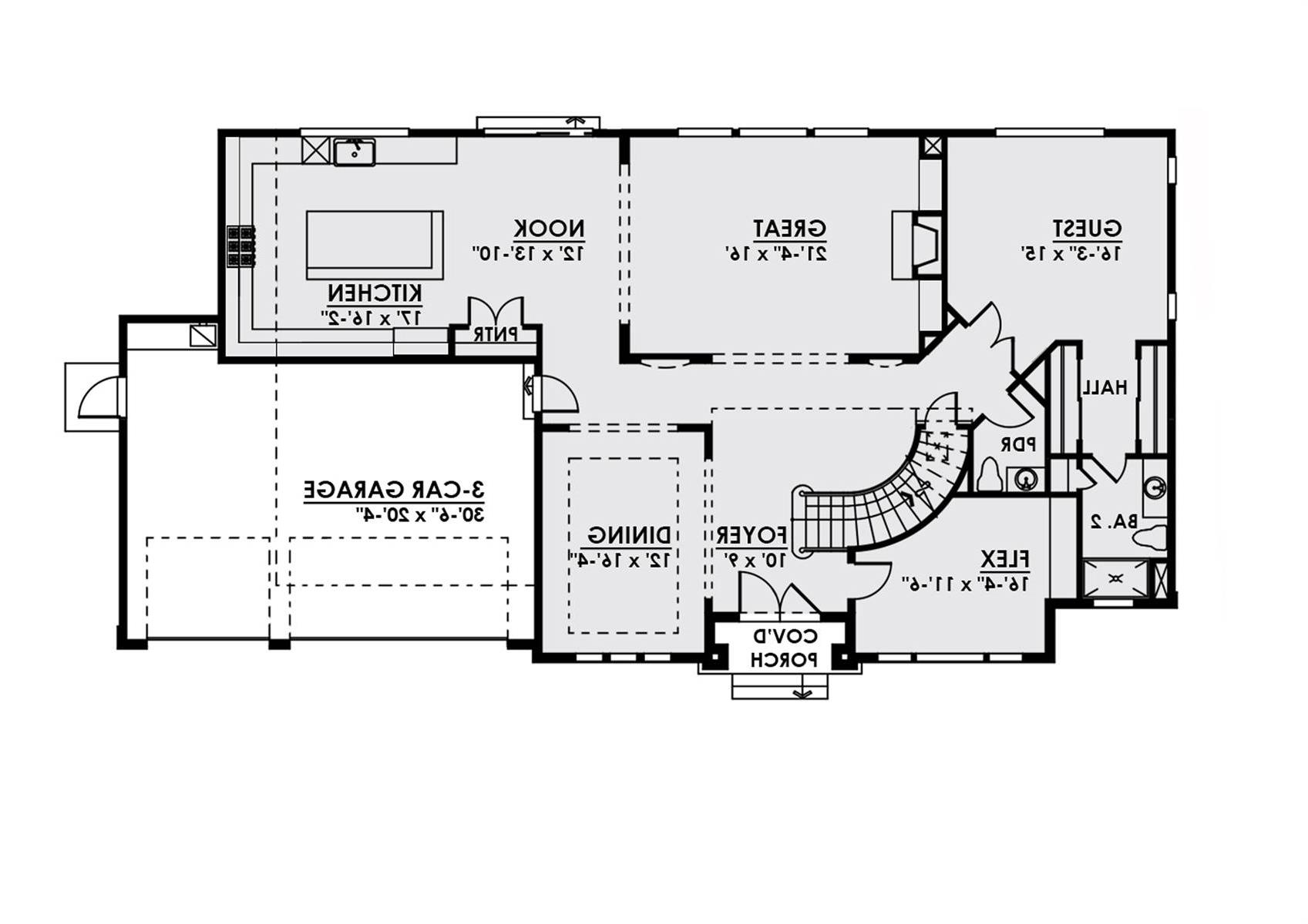 1st Floor image of SNC 27th St House Plan