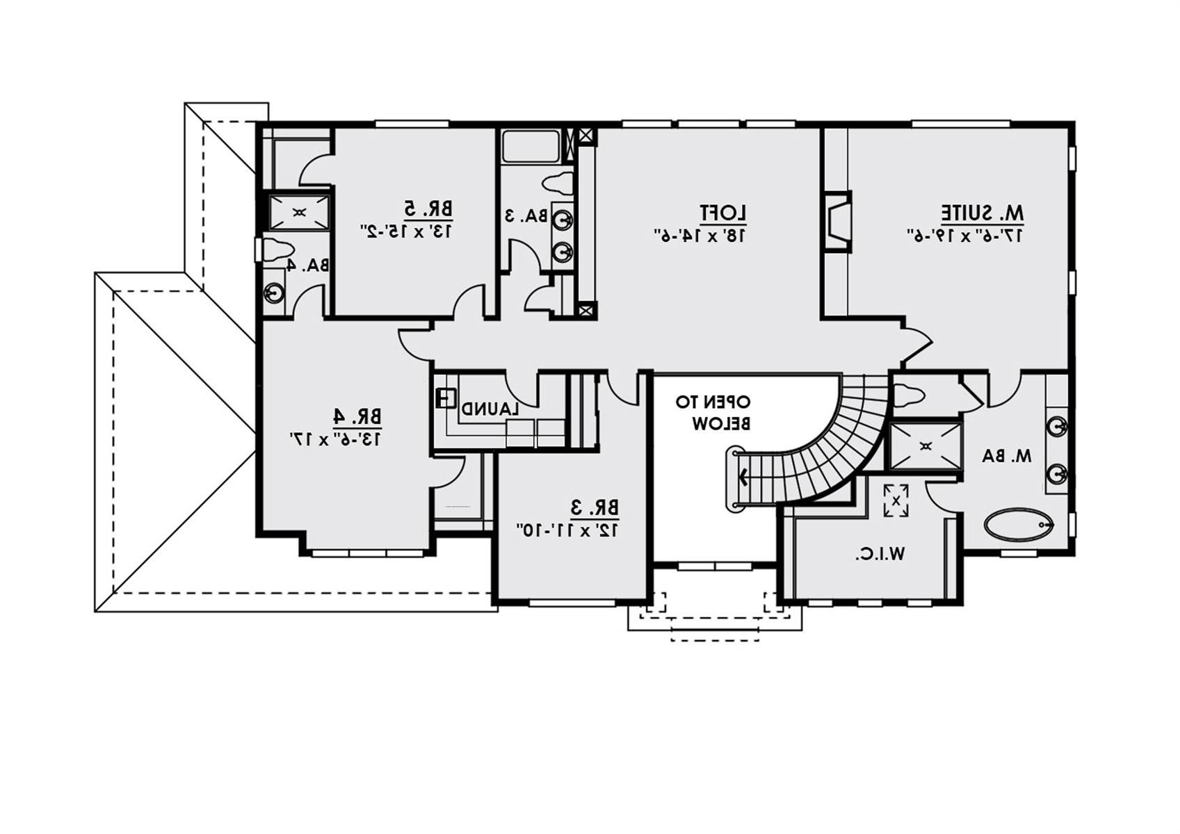 2nd Floor image of SNC 27th St House Plan