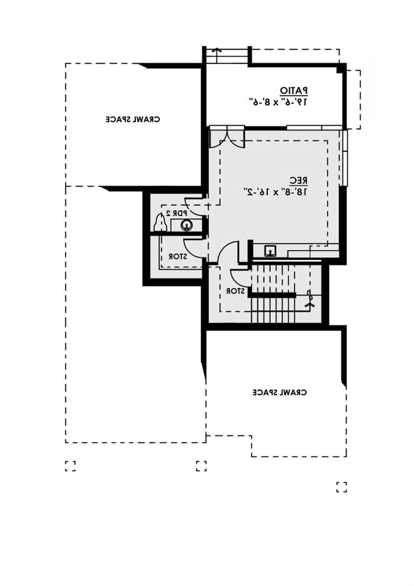 Lower Level Plan image of Sierra Homes Renton House Plan
