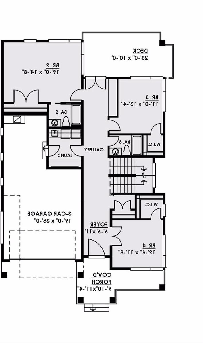 First Floor Plan image of Sierra Homes Renton House Plan