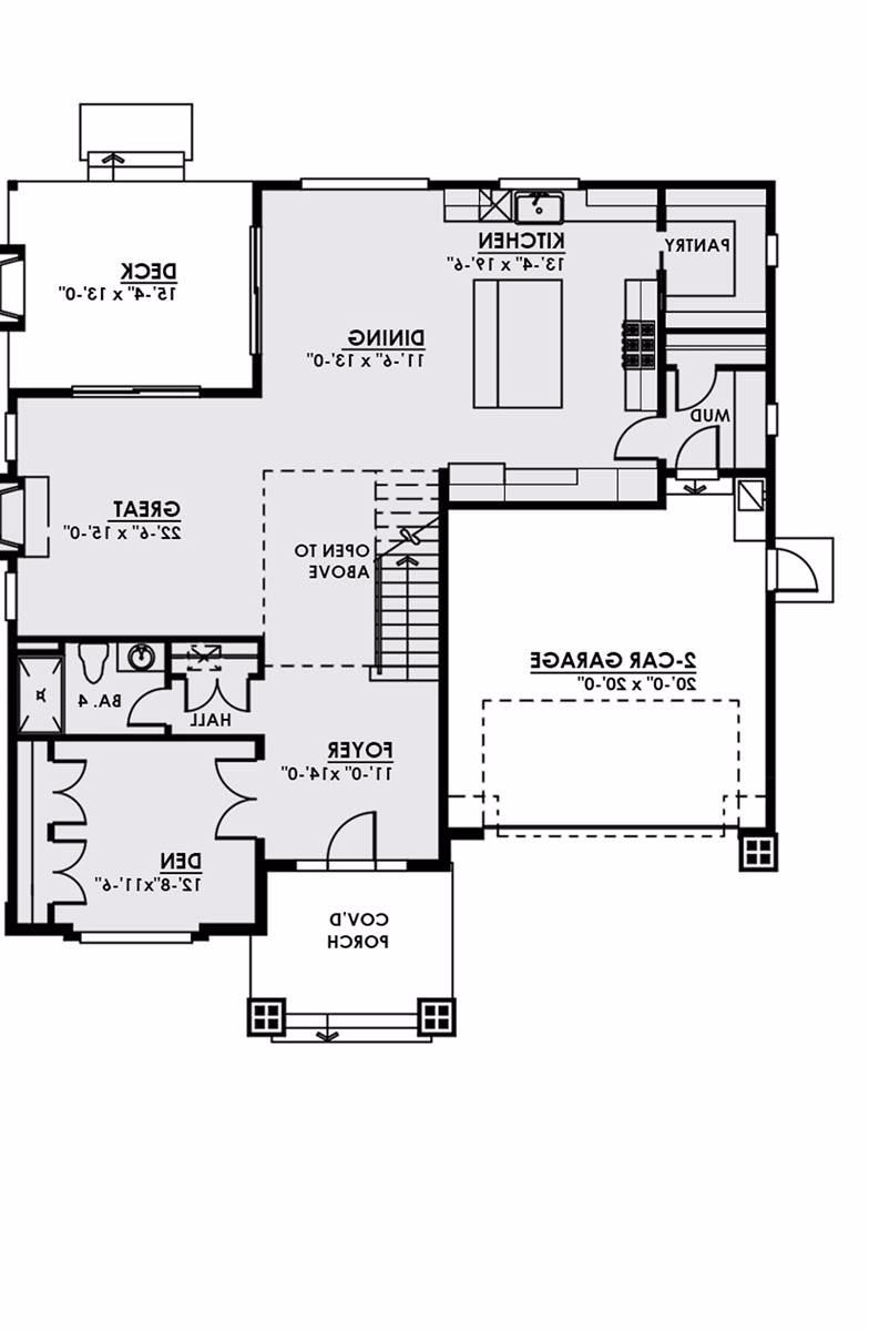 1st Floor image of Rillera House Plan