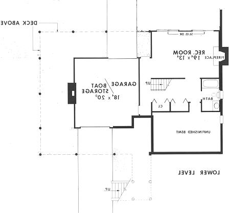 Lower Level image of CHEYENNE House Plan